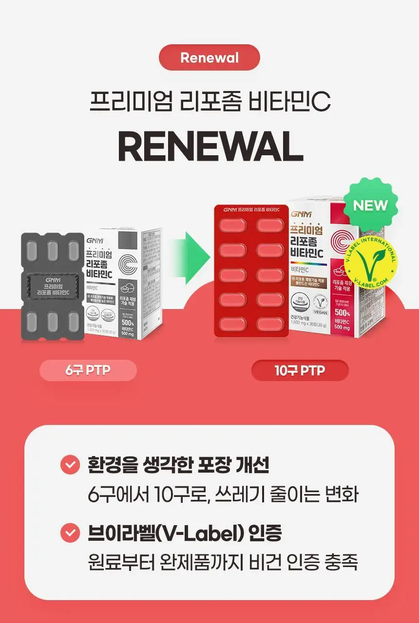 [이성경 PICK] GNM 프리미엄 리포좀 비타민C 30정 3박스(총 3개월분) 상세페이지 5